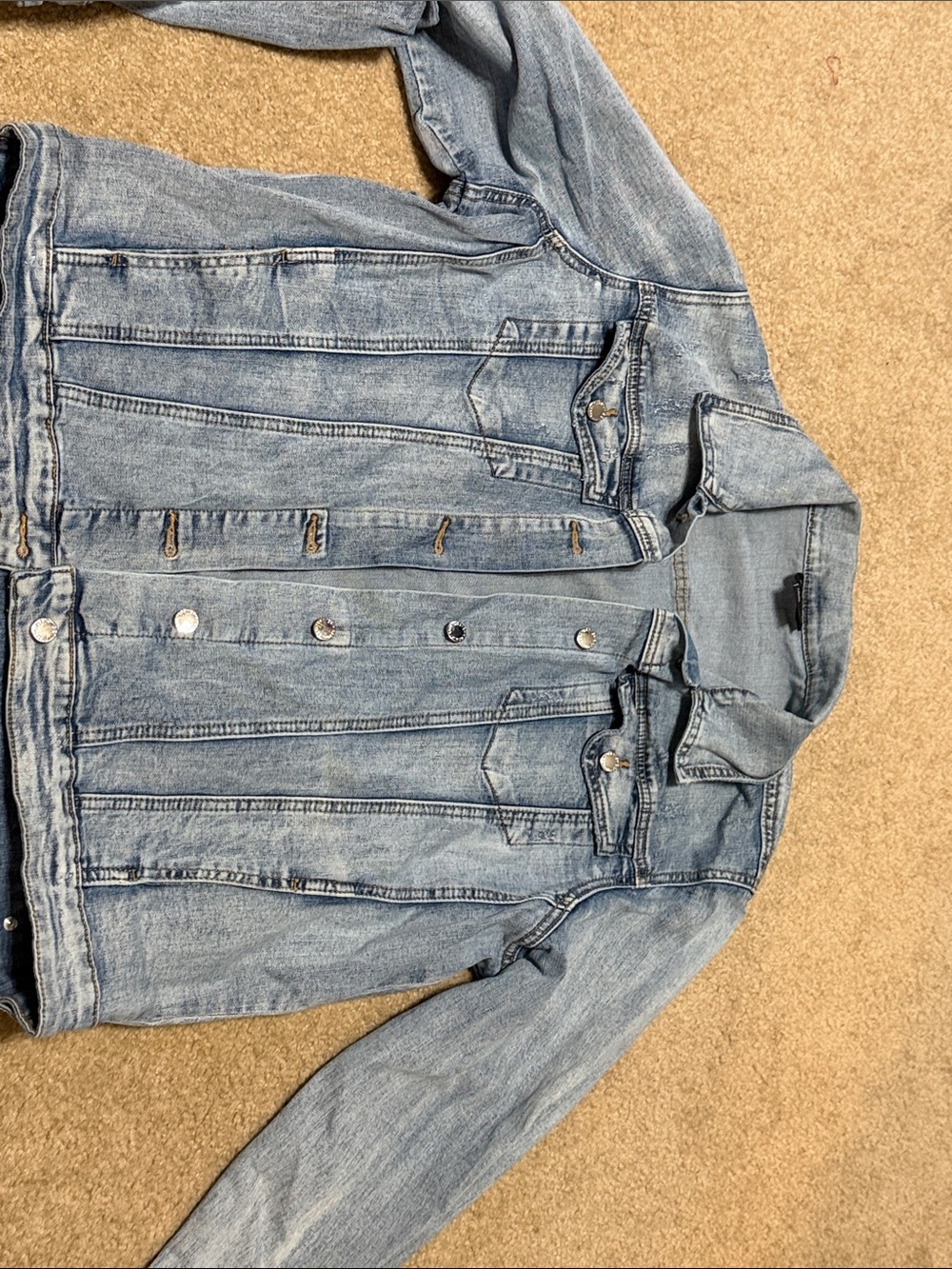 Classic Light Blue Denim Jacket for women